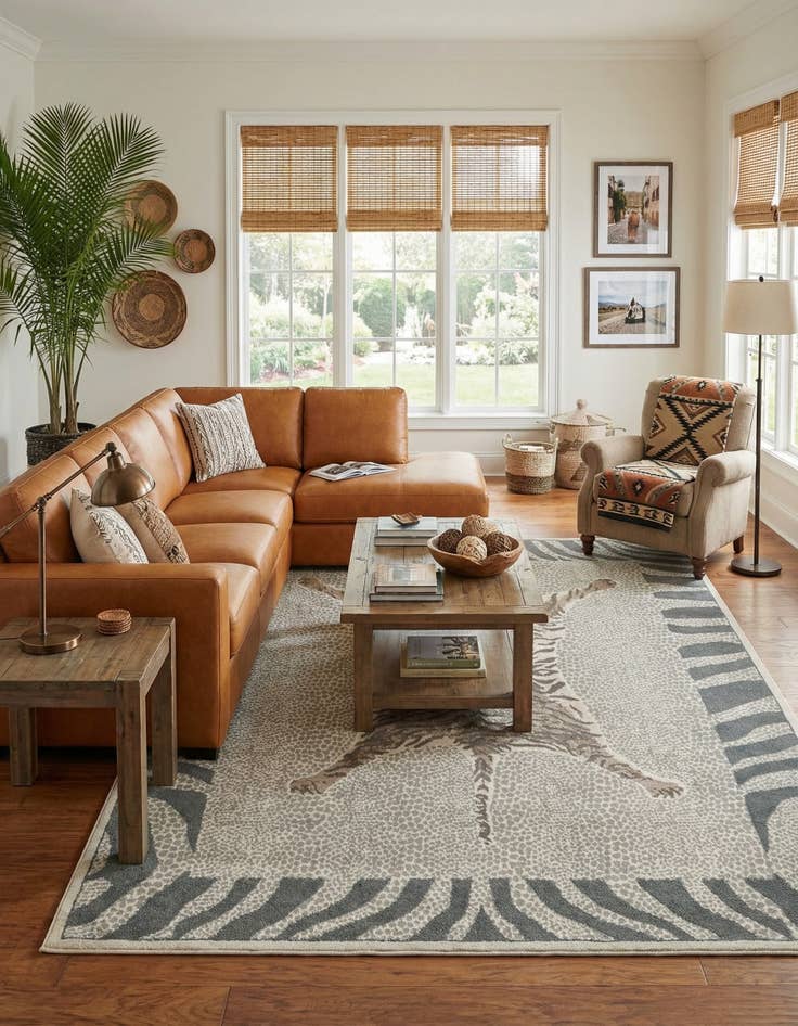 Detail image of 9' x 12' Safari Rug