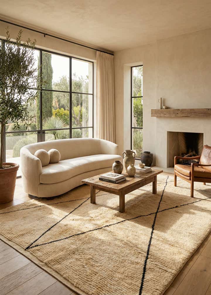 6' 5 x 9' 2 Berber Rug
