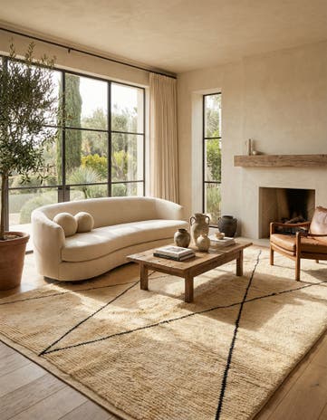 6' 5 x 9' 2 Berber Rug