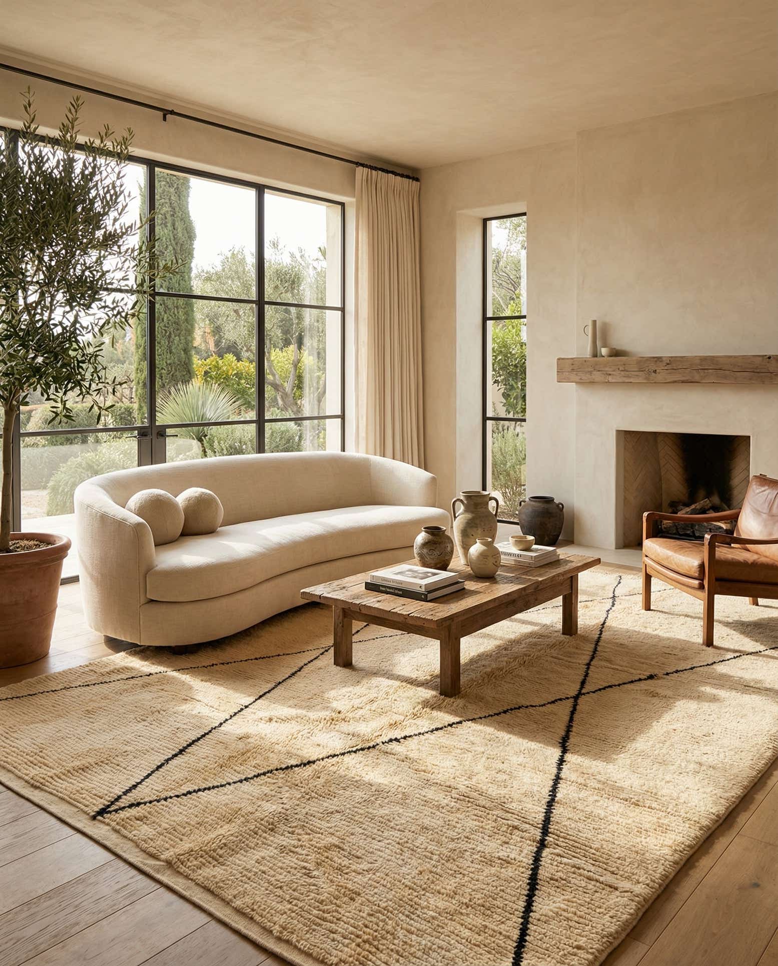 6' 5 x 9' 2 Berber Rug