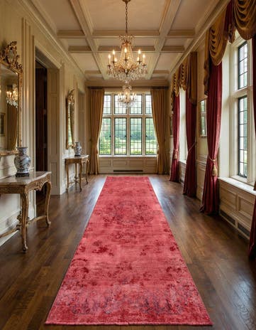 3' 5 x 12' 5 Vintage Royal Wool Runner Rug