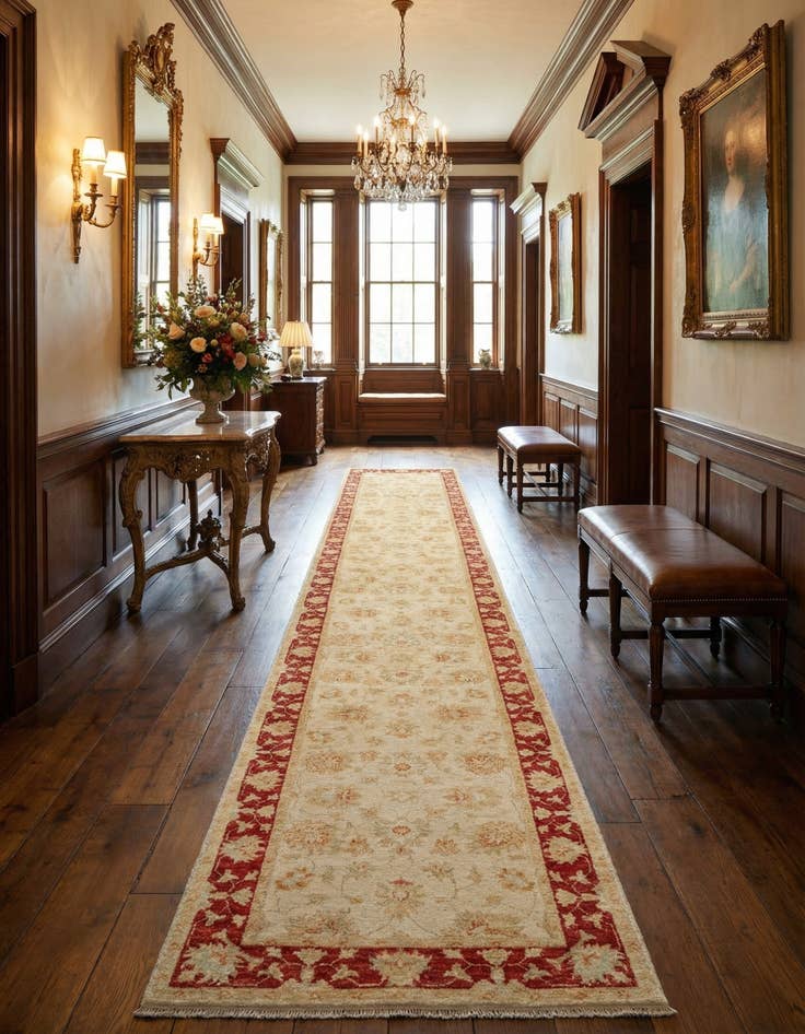 Detail image of  2' 7 x 15' 10 Kaizar Wool Runner Rug