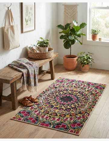 2' 2 x 3' Washable Carnevale Rug