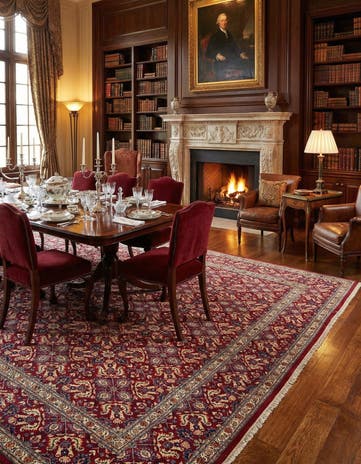 9' 3 x 12' 6 Tabriz Wool Rug