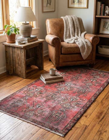 2' 10 x 5' 5 Hand Knotted Ultra Vintage Persian Wool Rug