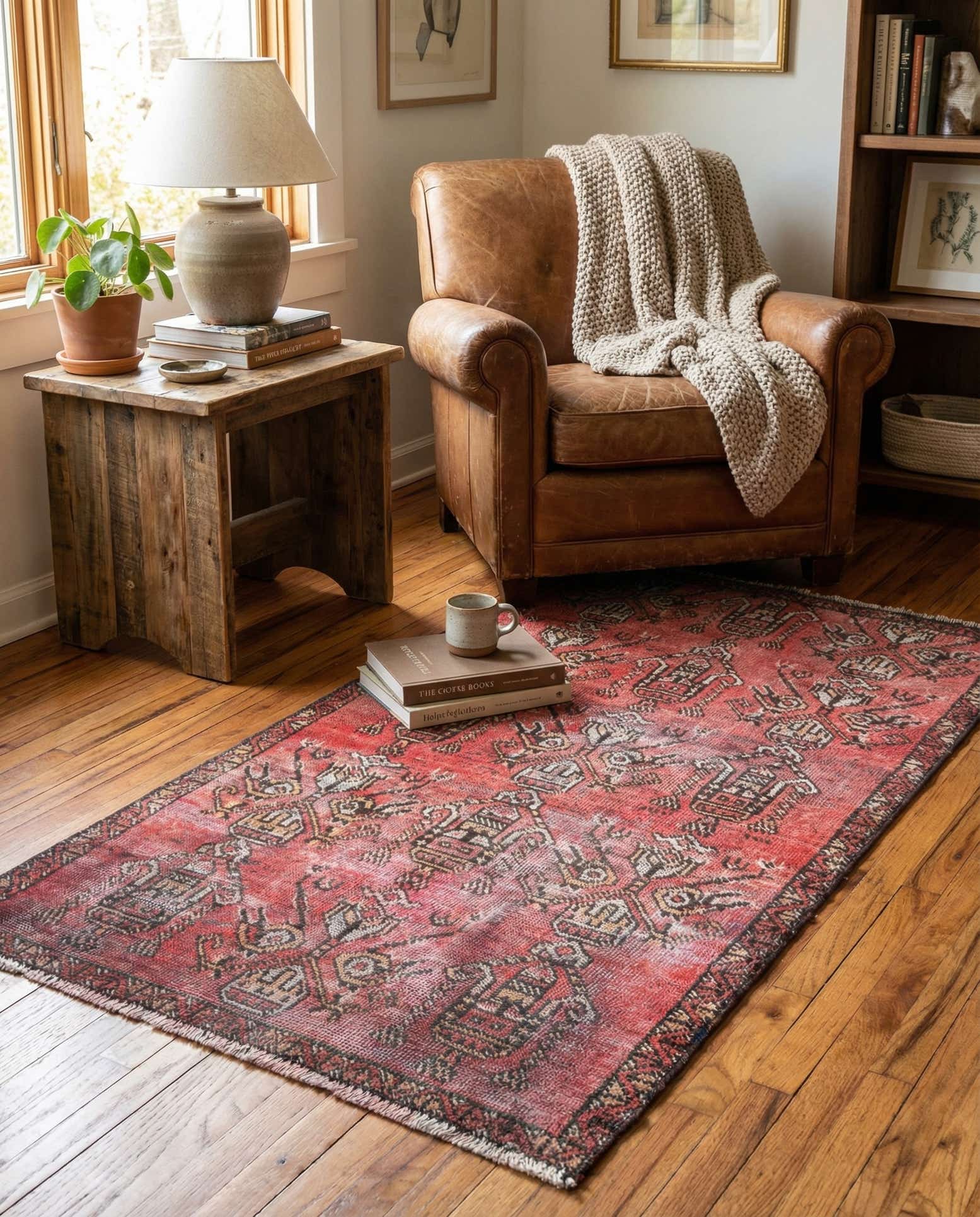 2' 10 x 5' 5 Hand Knotted Ultra Vintage Persian Wool Rug