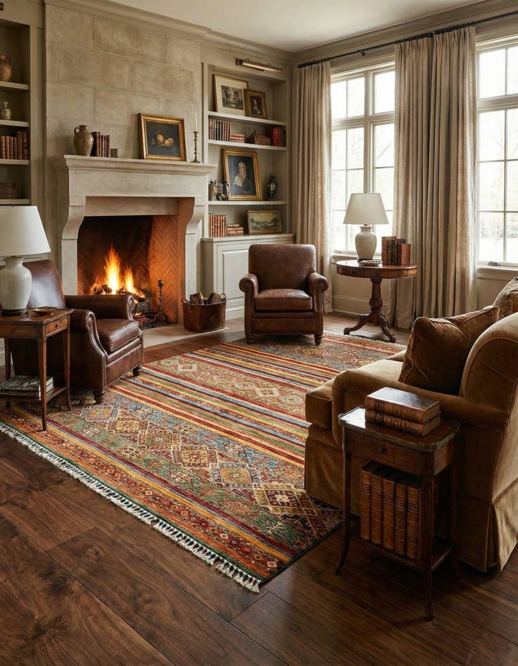 Detail image of 5' 9 x 7' 10 Ariana Ziegler Wool Rug