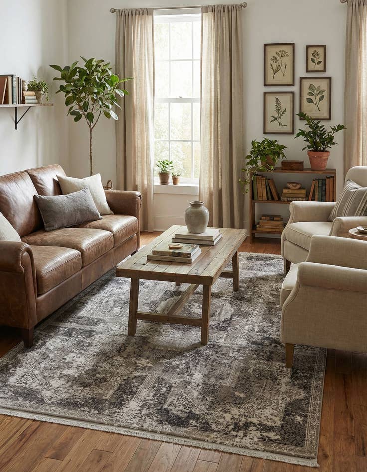 Detail image of  5' x 7' 10 Modern Classical Rug