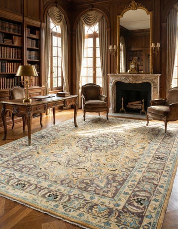 6' 4 x 9' 6 Vintage Royal Rug