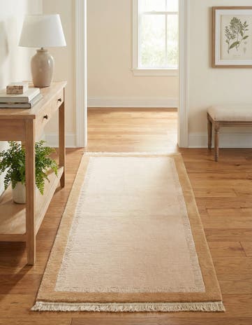 2' 5 x 4' 8 Hand Knotted Nepal Runner Rug