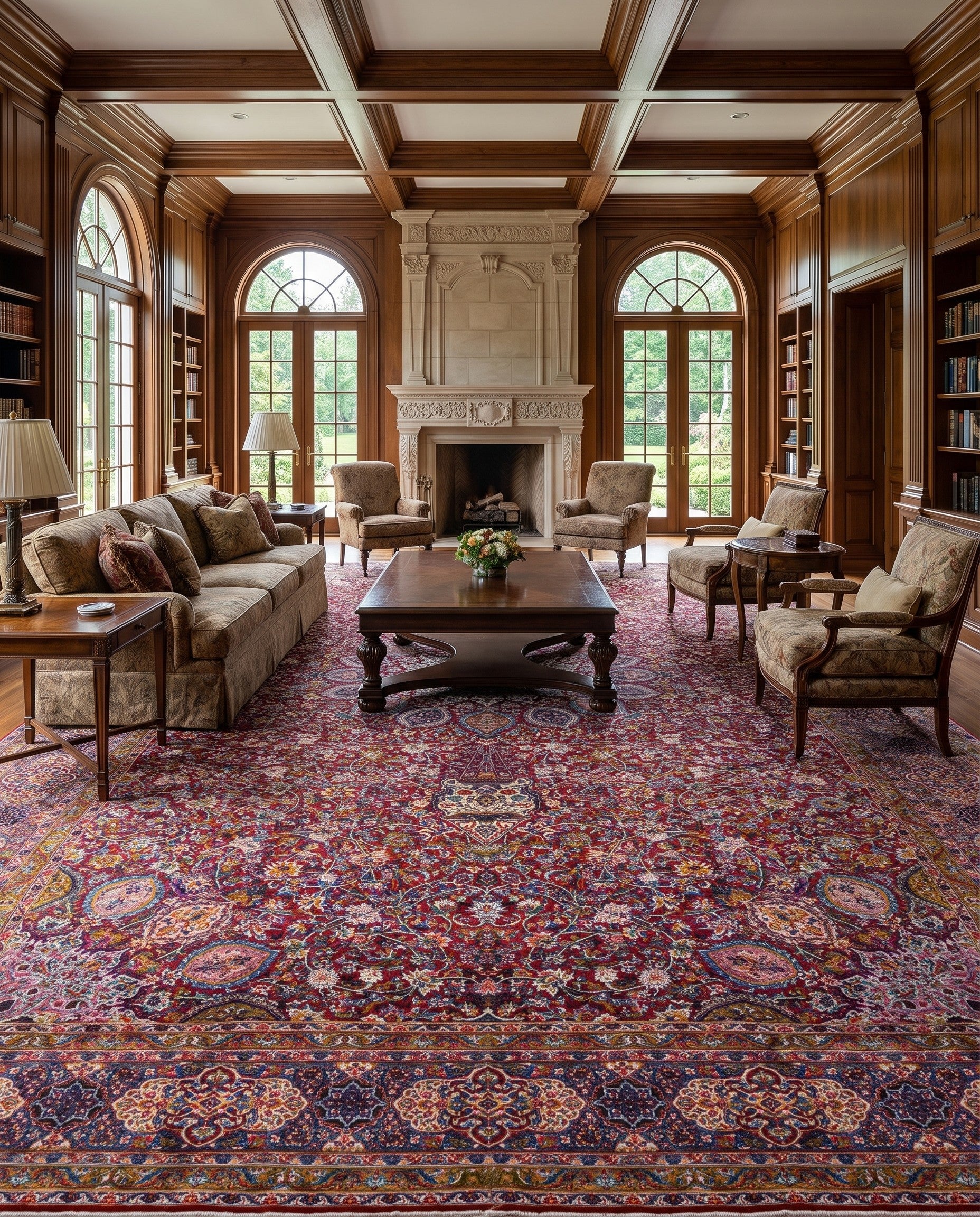 13' 6 x 24' 3 Kerman Rug