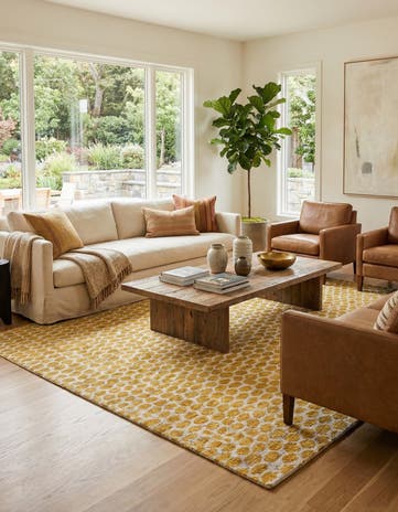 6' 1 x 9' Hand Knotted Darya Wool Rug