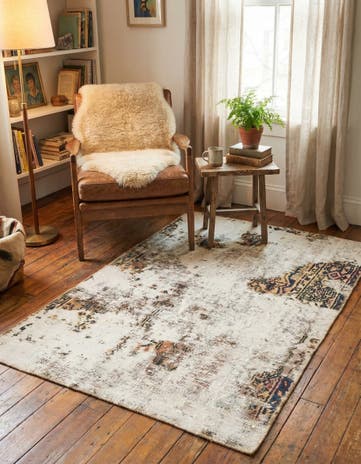 3' x 4' 5 Hand Knotted Ultra Vintage Persian Wool Rug
