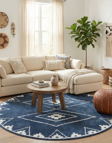 7' 10 x 7' 10 Oslo Round Rug