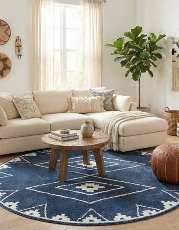 7' 10 x 7' 10 Oslo Round Rug
