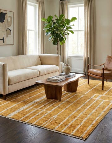 5' 7 x 7' 10 Hand Knotted Darya Wool Rug