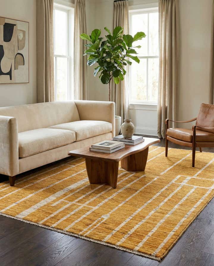 5' 7 x 7' 10 Hand Knotted Darya Wool Rug