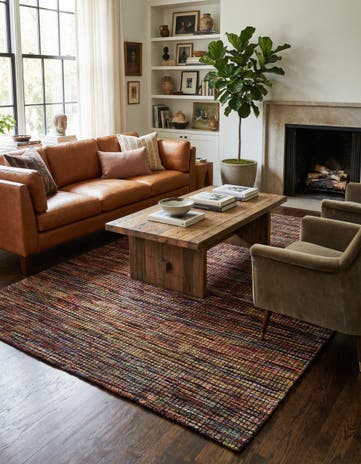 5' 6 x 8' 6 Hand Knotted Darya Wool Rug