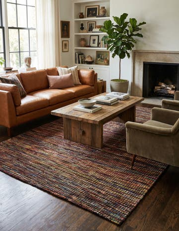 5' 6 x 8' 6 Hand Knotted Darya Wool Rug