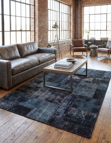 5' x 6' 8 Hand Knotted Ultra Vintage Persian Wool Rug