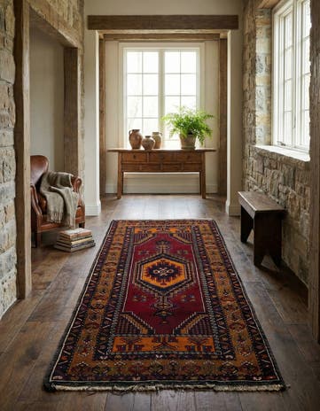 3' 6 x 7' 1 Hand Knotted Anatolian Wool Runner Rug