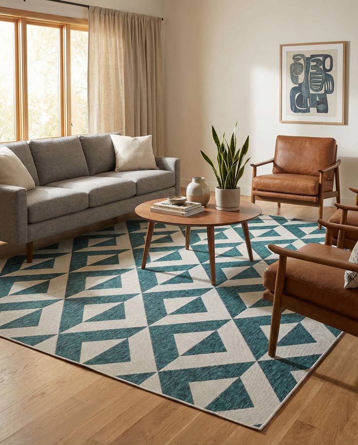 Detail image of 7' x 10' Easy-Clean Jill Zarin Napa Indoor / Outdoor Rug