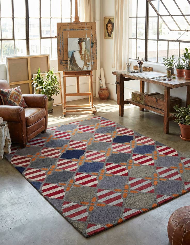 Detail image of 8' x 10' 2 Luna Wool Rug