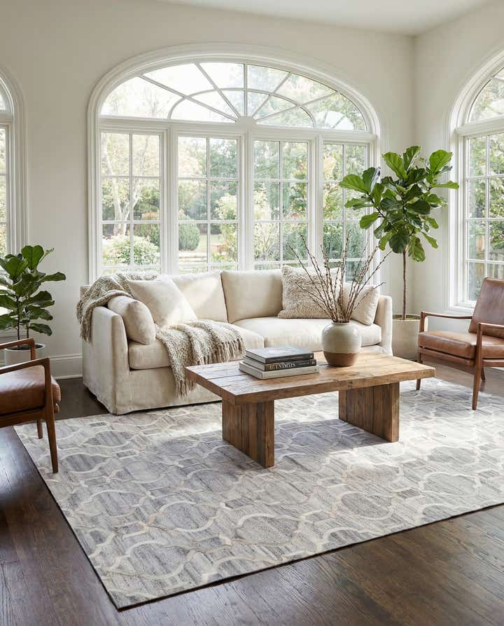 5' 1 x 7' 10 Cowhide Rug