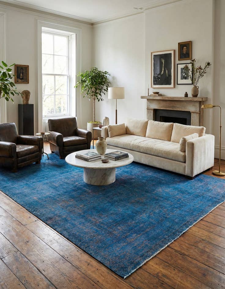 Detail image of 9' 8 x 12' 10  Hand Knotted Ultra Vintage Persian Wool Rug