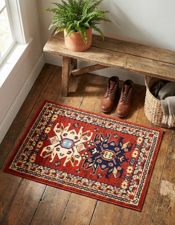 Terracotta Heris Rug