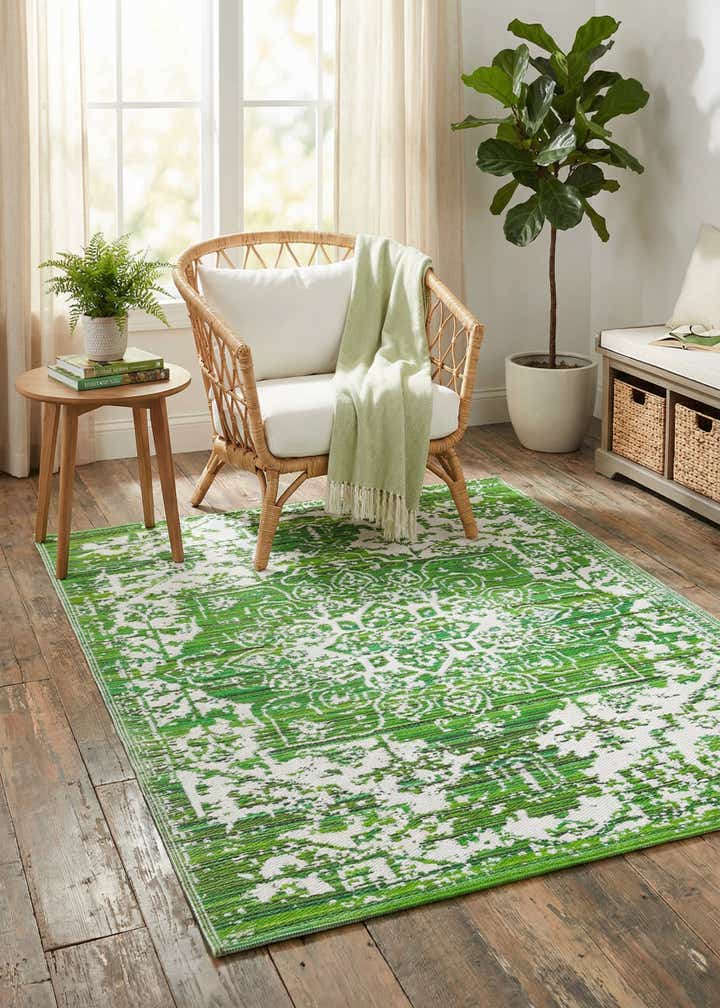4' x 6' Easy-Clean Vista Breeze Indoor / Outdoor Rug