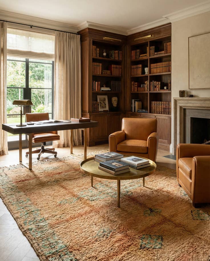 Detail image of 6' 3 x 9' 6 Berber Rug