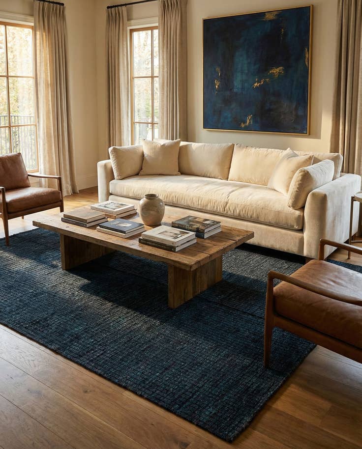 Detail image of 5' 3 x 8' Hand Knotted Darya Wool Rug