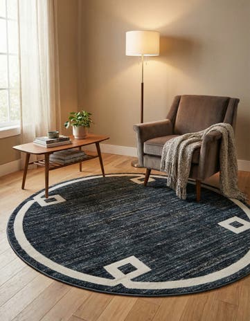 Jill Zarin 5' 3 x 5' 3 Uptown Lenox Hill Round Rug
