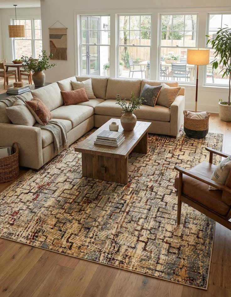 Detail image of 9' x 12' Saturn Rug