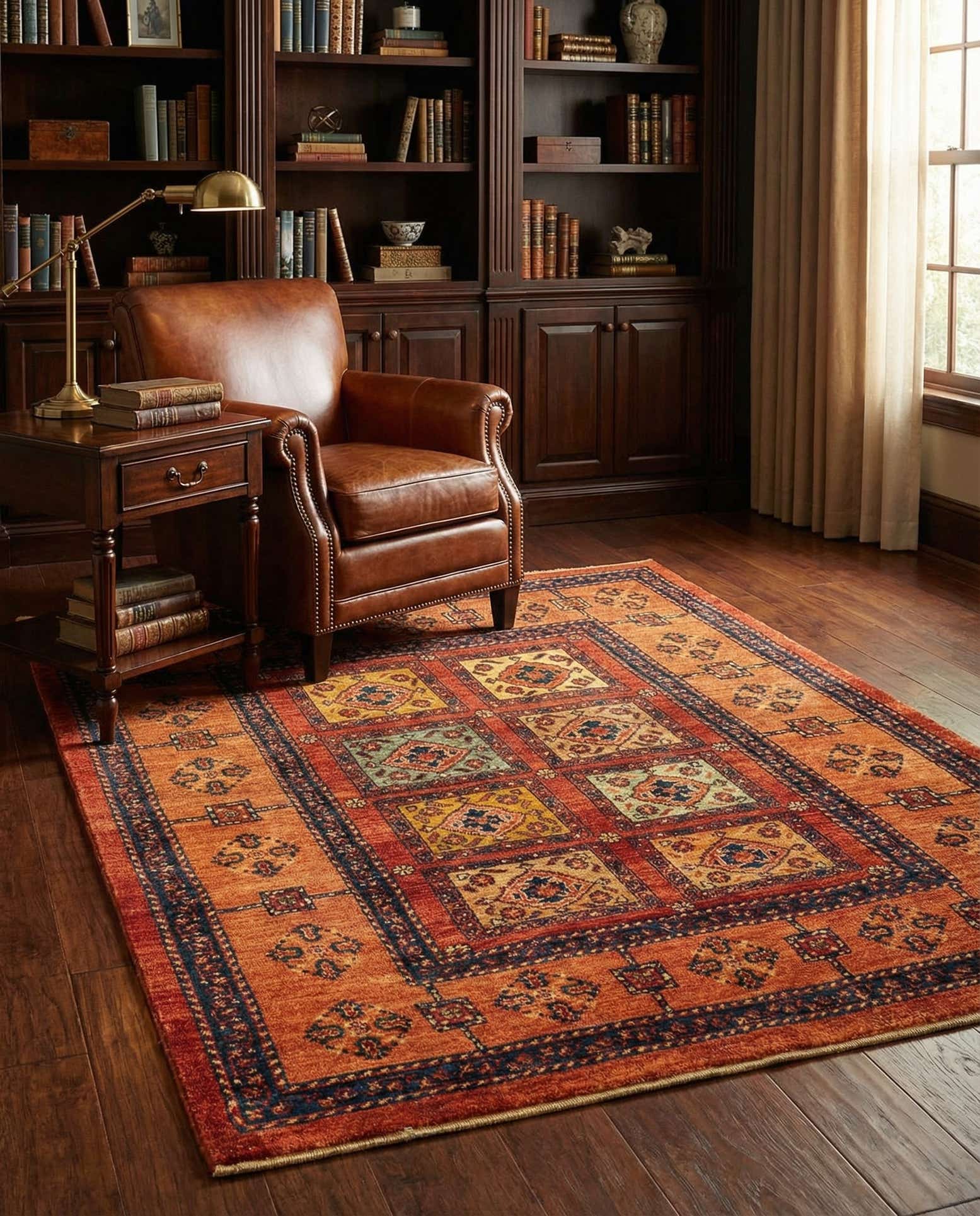 3' 7 x 4' 11 Kashkuli Wool Rug