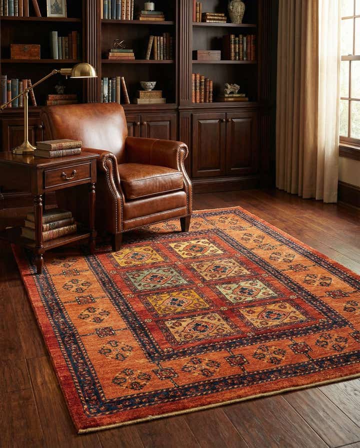 3' 7 x 4' 11 Kashkuli Wool Rug