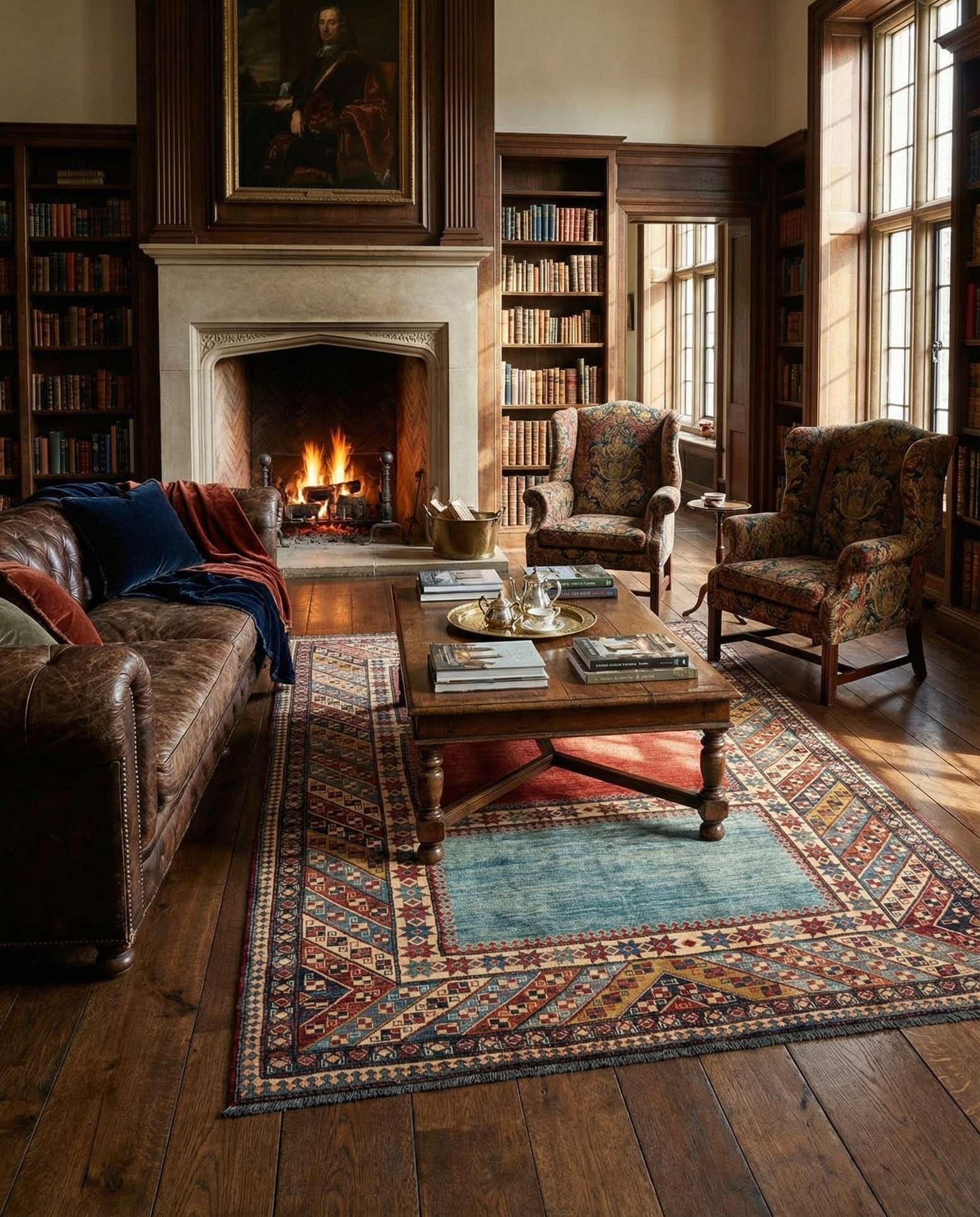 7' 1 x 10' 3 Hand Knotted Kazak Wool Rug