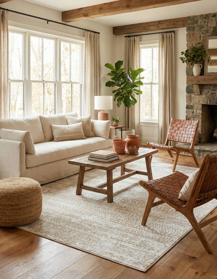 Detail image of  7' x 10' Hermitage Rug