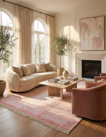 5' 5 x 8' Hand Knotted Darya Wool Rug