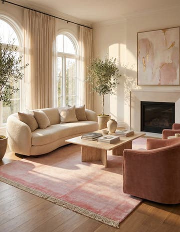 5' 5 x 8' Hand Knotted Darya Wool Rug