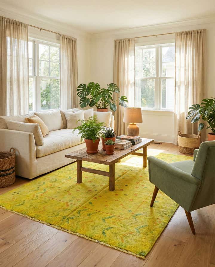 5' x 7' 2 Hand Knotted Darya Wool Rug