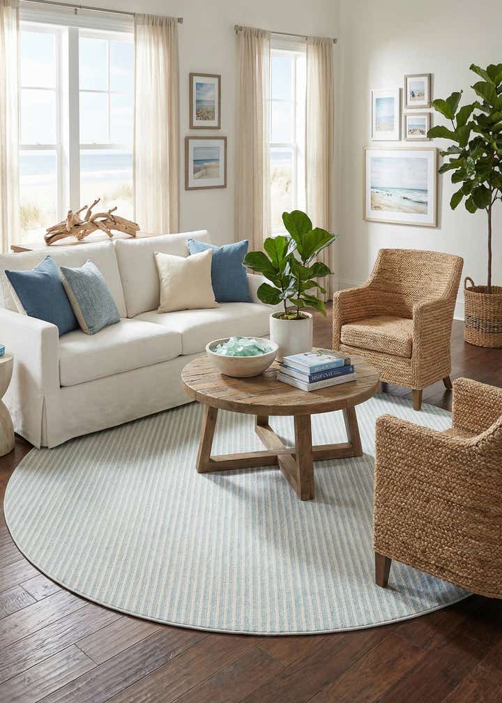 10' x 10' Easy-Clean Sabrina Soto Indoor / Outdoor Round Rug