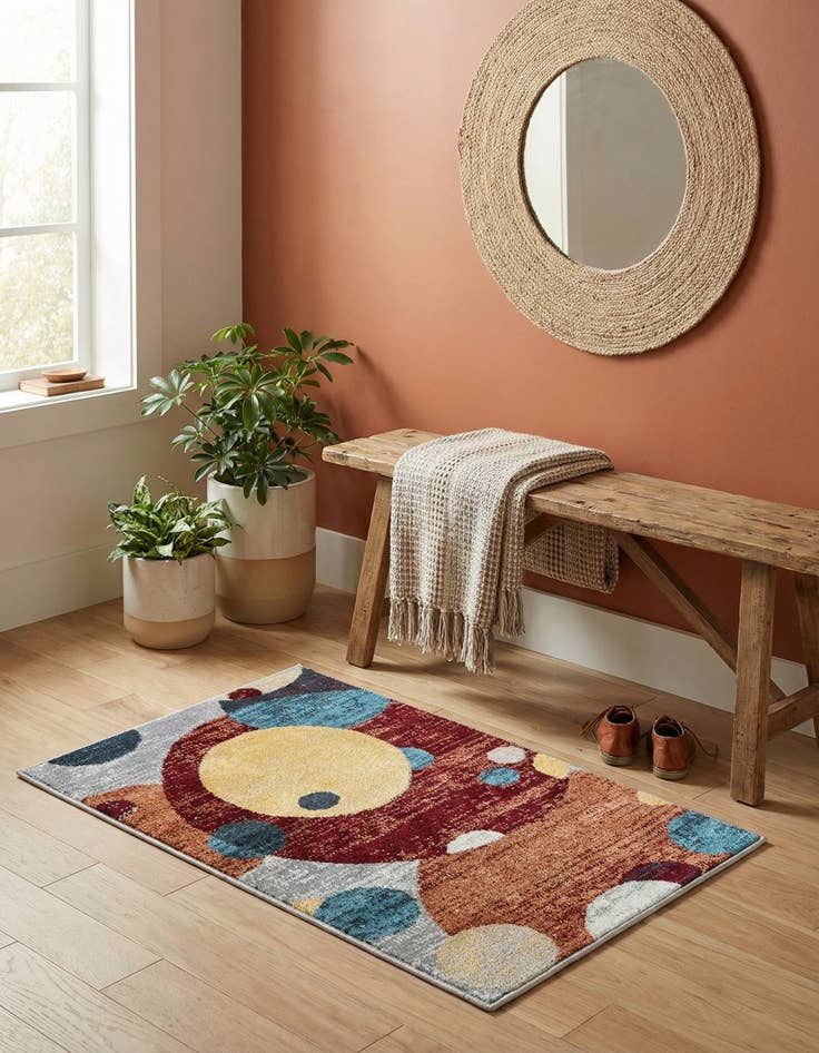 Detail image of 2' x 3' 1 Kamala Washable Rug