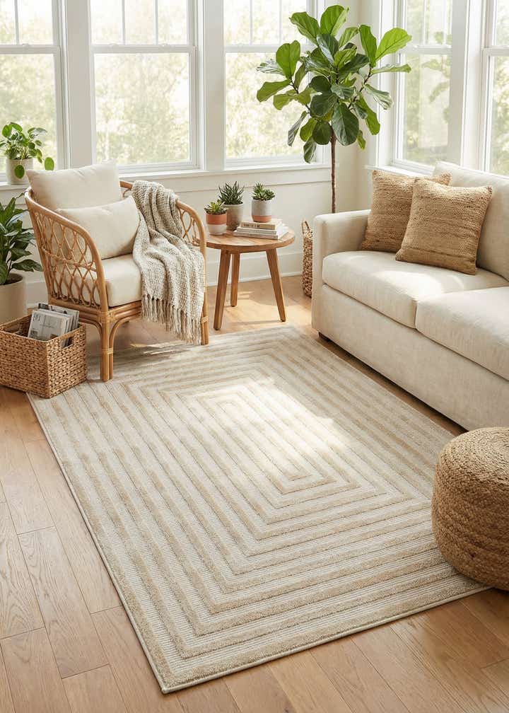 4' x 6' Easy-Clean Sabrina Soto Prescott Indoor / Outdoor Rug