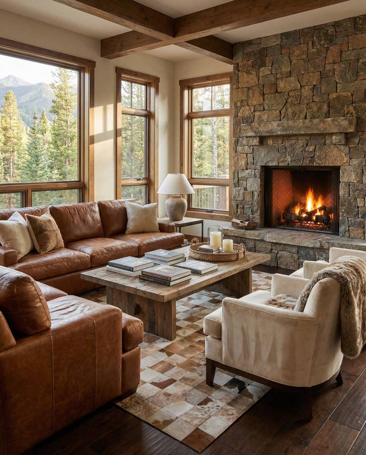 Detail image of 8' x 9' 11 Cowhide - Patchwork Rug