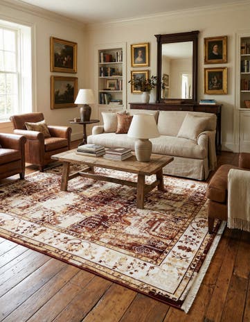 5' 3 x 8' Nain Design Rug