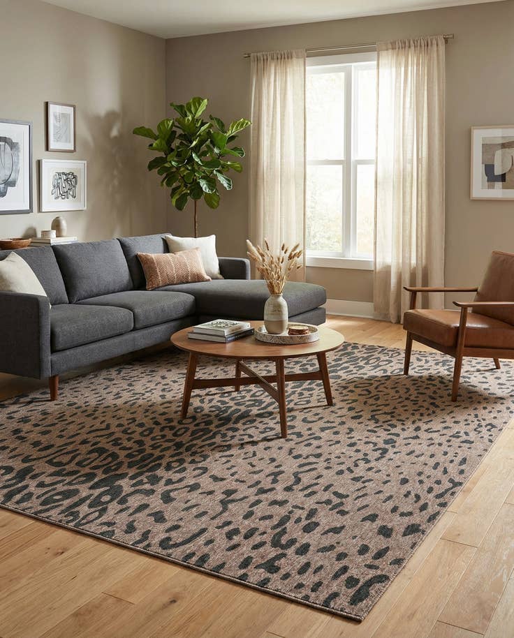 Detail image of 9' x 12' Easy-Clean Safari Indoor / Outdoor Rug