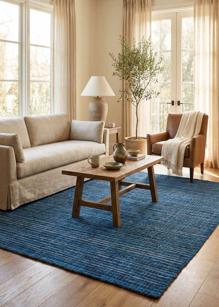4' 8 x 6' 4 Hand Knotted Darya Wool Rug