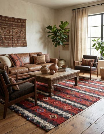 6' 4 x 7' Jajim Rug
